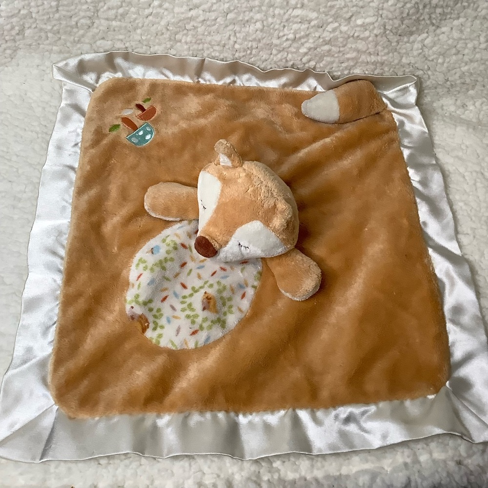 DOUGLAS BABY Jordan Fox Plush Lovey Lil Snuggler Woodland Security Blanket Toy